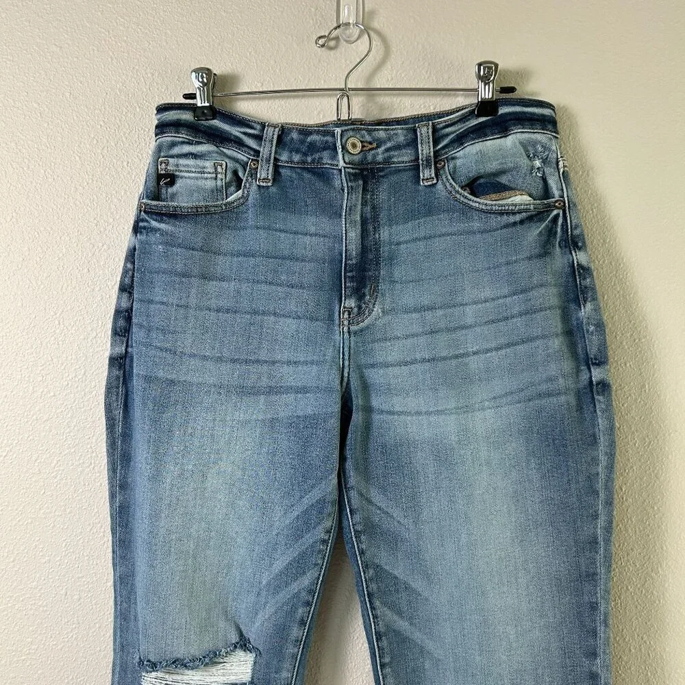 KanCan Clanton High Rise Mom‎ Fit Jeans Womens Size 11 Blue Straight KC9232M